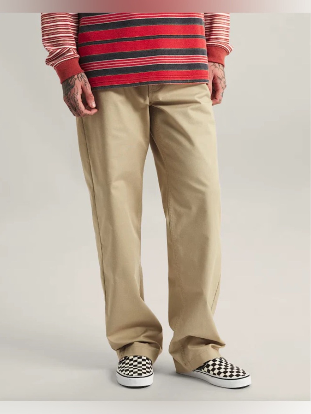 Vans Mens Classic Workwear Authentic Chino Relaxed Pants Elm Size 32